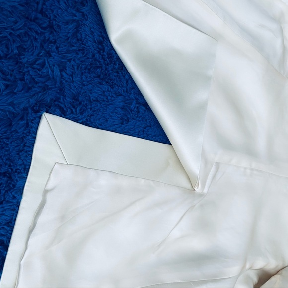 Altuzarra Ray Satin Jersey Blazer Antique Pearl SZ 40 - Picture 10 of 13